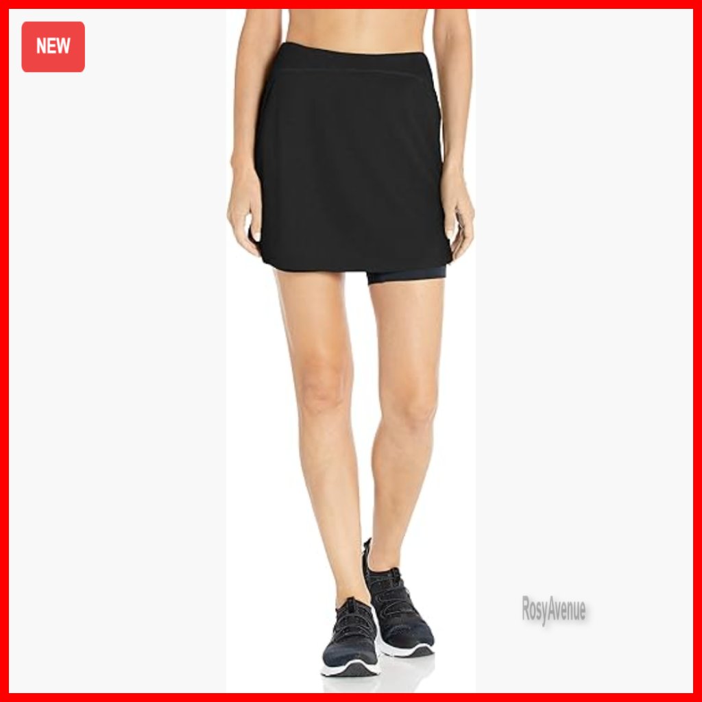 Active Skirt With Built-In Compression Shorts, 3 Pockets, Moisture Wicking